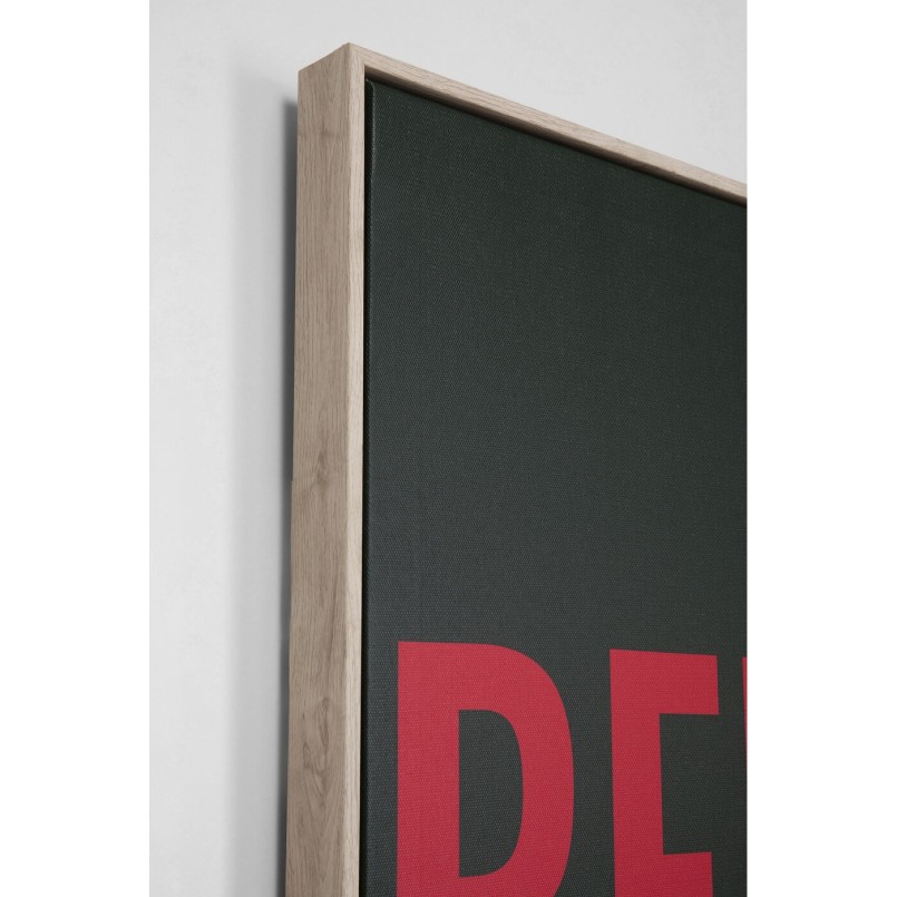 Tableau encadré rouge Flag 40x60cm