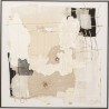 Abstract beige textured square - Arty Collage - Kare Design