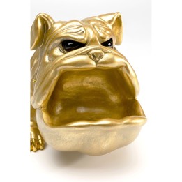 Figurine décorative Hungry Dog doré 37cm