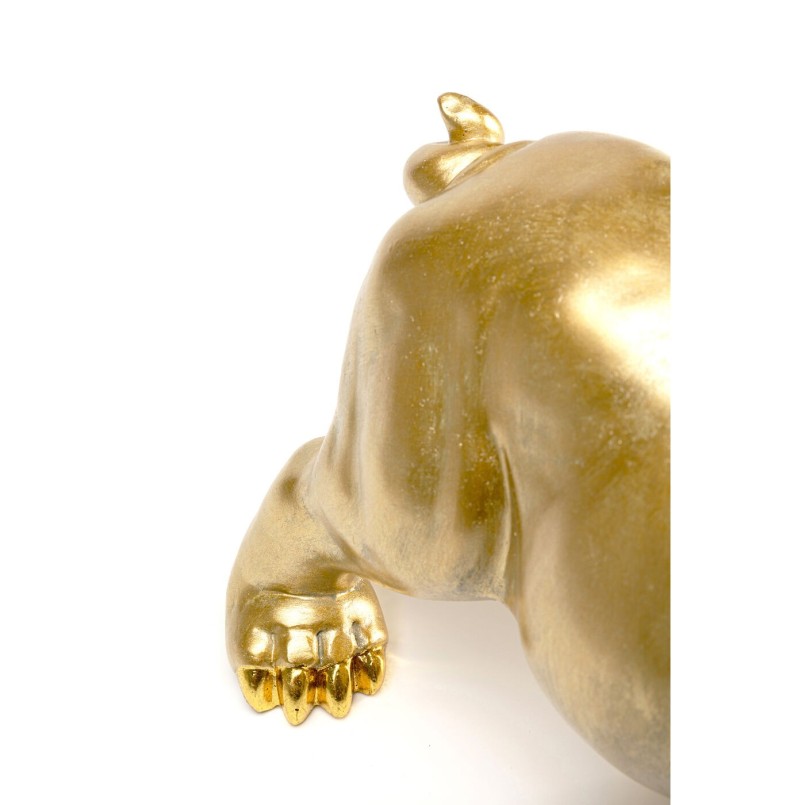 Figurine décorative Hungry Dog doré 37cm