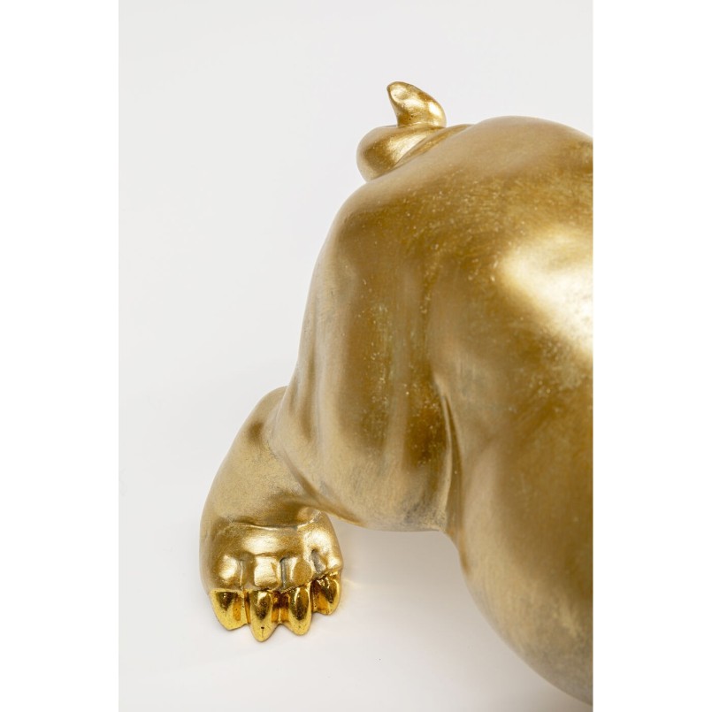 Figurine décorative Hungry Dog doré 37cm