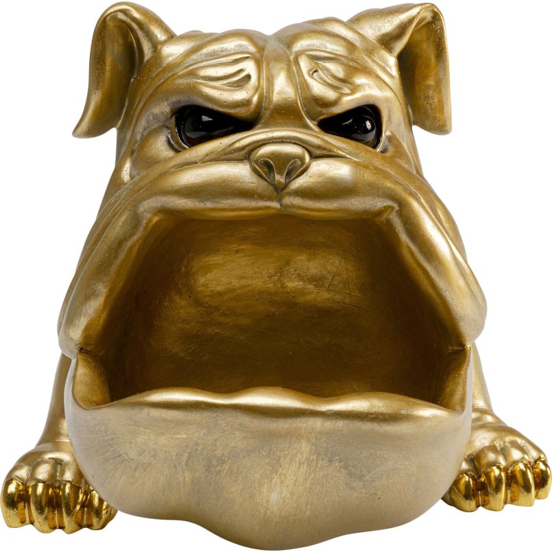 Figurine décorative Hungry Dog doré 37cm