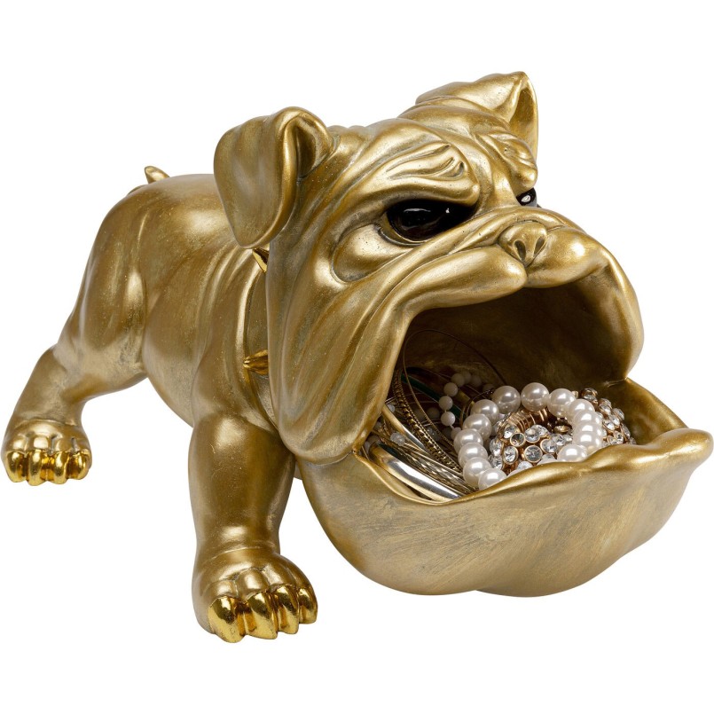 Figurine décorative Hungry Dog doré 37cm
