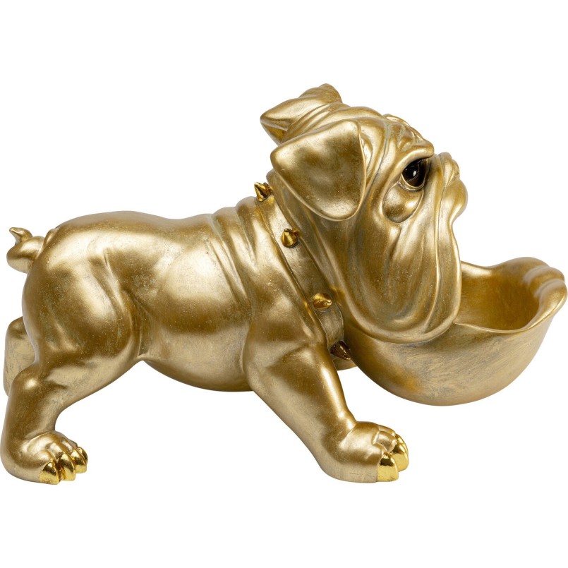 Figurine décorative Hungry Dog doré 37cm