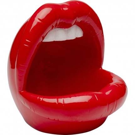 Woonaccessoires rood mond open Kare Design