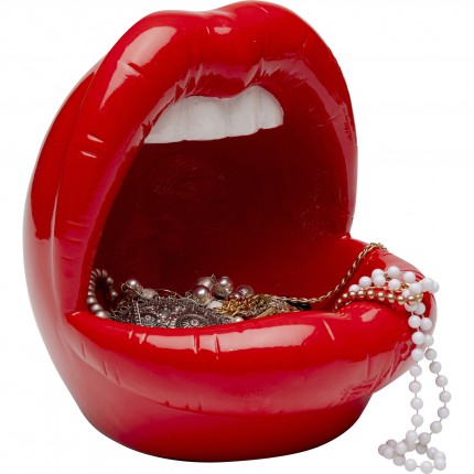 Woonaccessoires rood mond open Kare Design