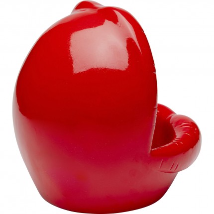 Woonaccessoires rood mond open Kare Design