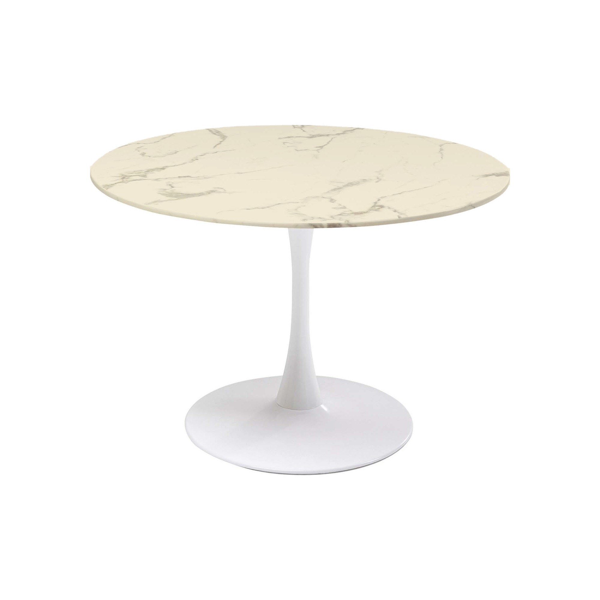 Eettafel Veneto Ø110cm creme Kare Design