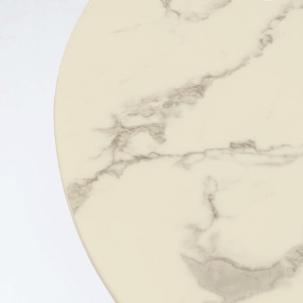 Eettafel Veneto Ø110cm creme Kare Design