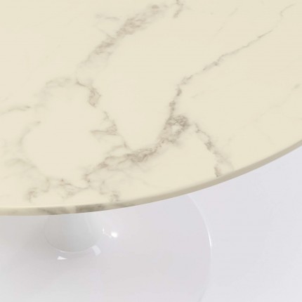 Eettafel Veneto Ø110cm creme Kare Design