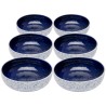 White stoneware bowls with blue flecks - Partito Sprinkles - Kare Design