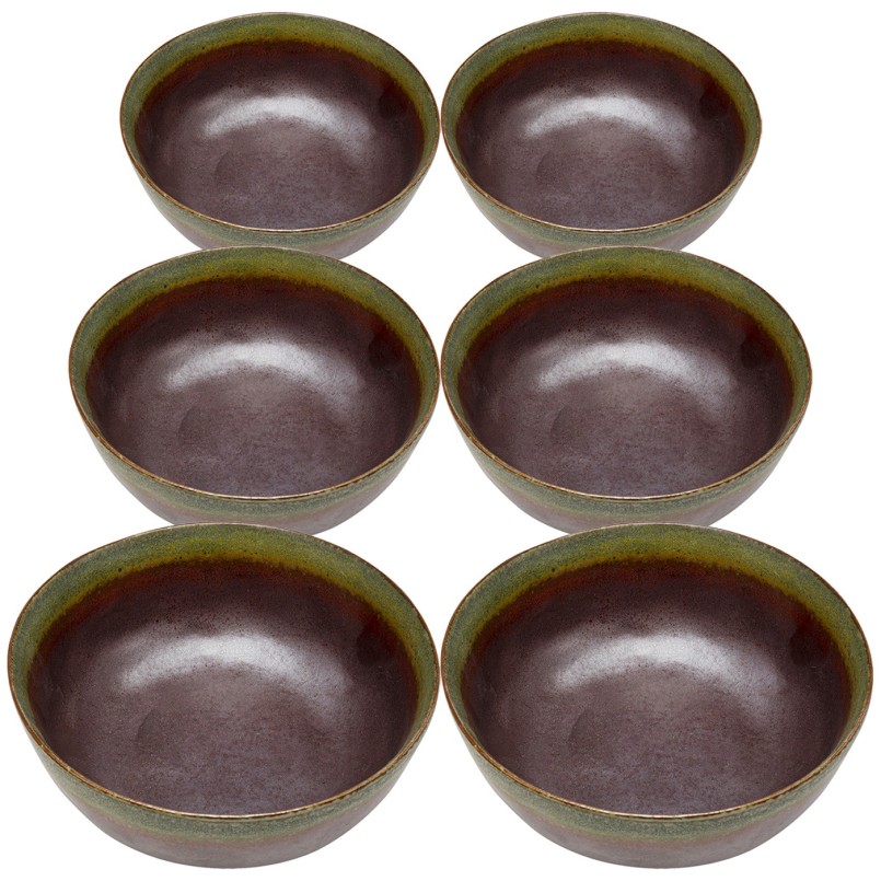 Purple earthenware bowls - Hermosa - Kare Design