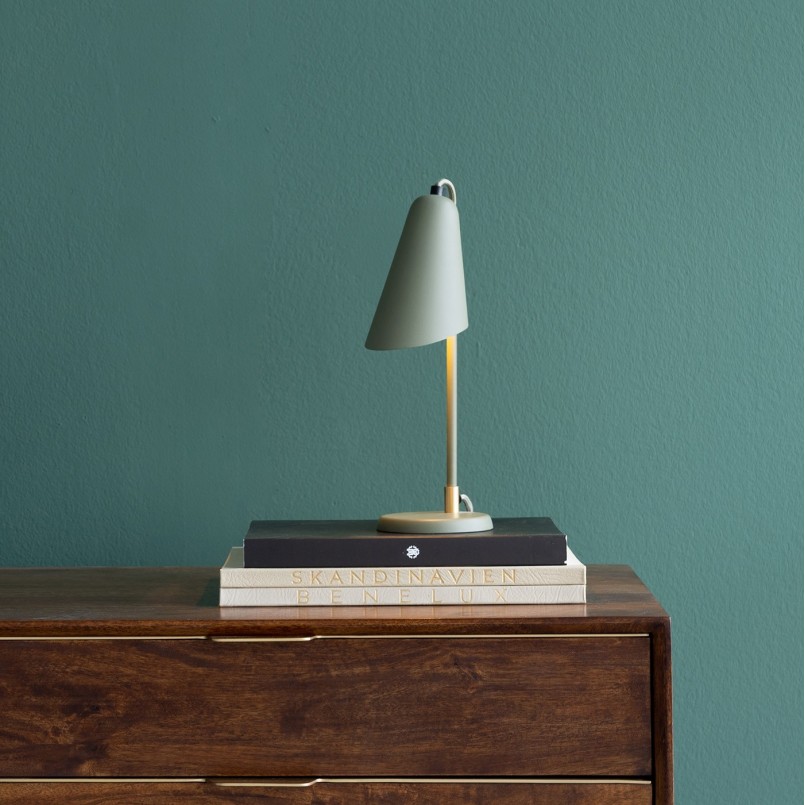 Wijze groene retro stalen lamp - Mira - Kare Design