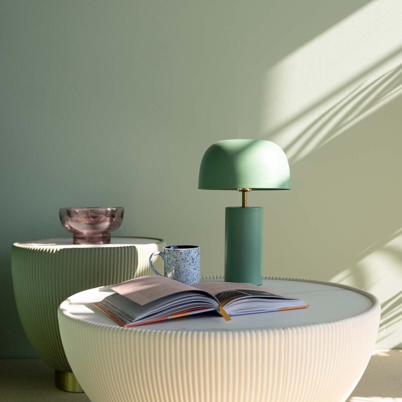 Retro groene tafellamp - Loungy - Kare Design