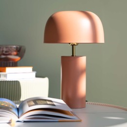 Retro roze tafellamp - Loungy - Kare Design