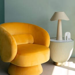 Creme retro stalen lamp - Cloudy Round - Kare Design