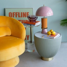 Retro pink and orange lamp - Josy - Kare Design