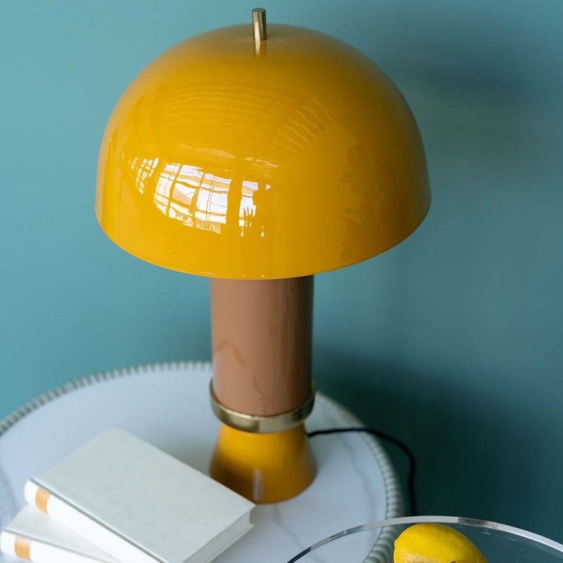 Retro gele lamp - Josy - Kare Design