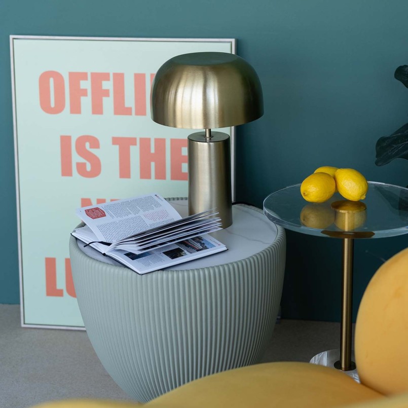 Oranje en groen krijtbord - Nieuwe Luxe - Kare Design