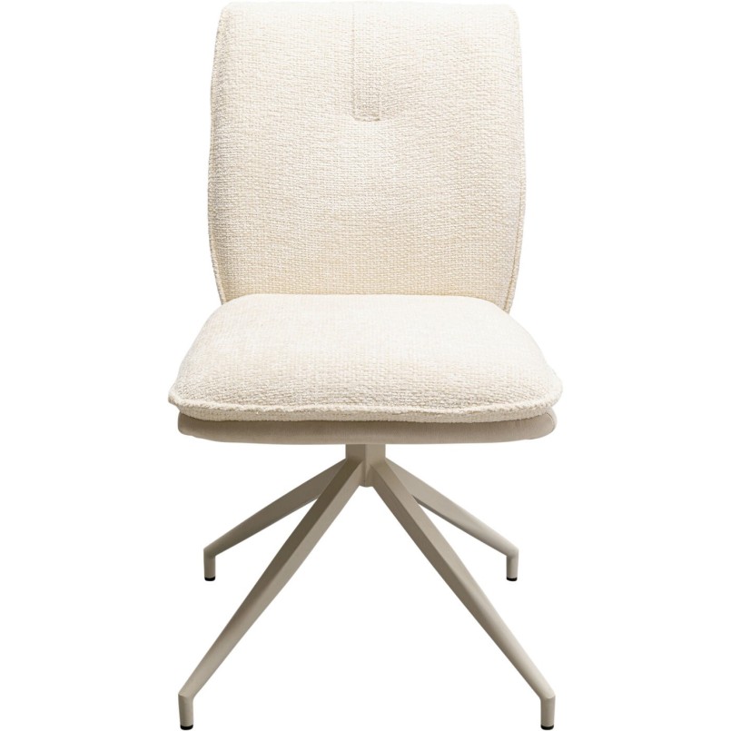 Chaise pivotante Hilla blanc