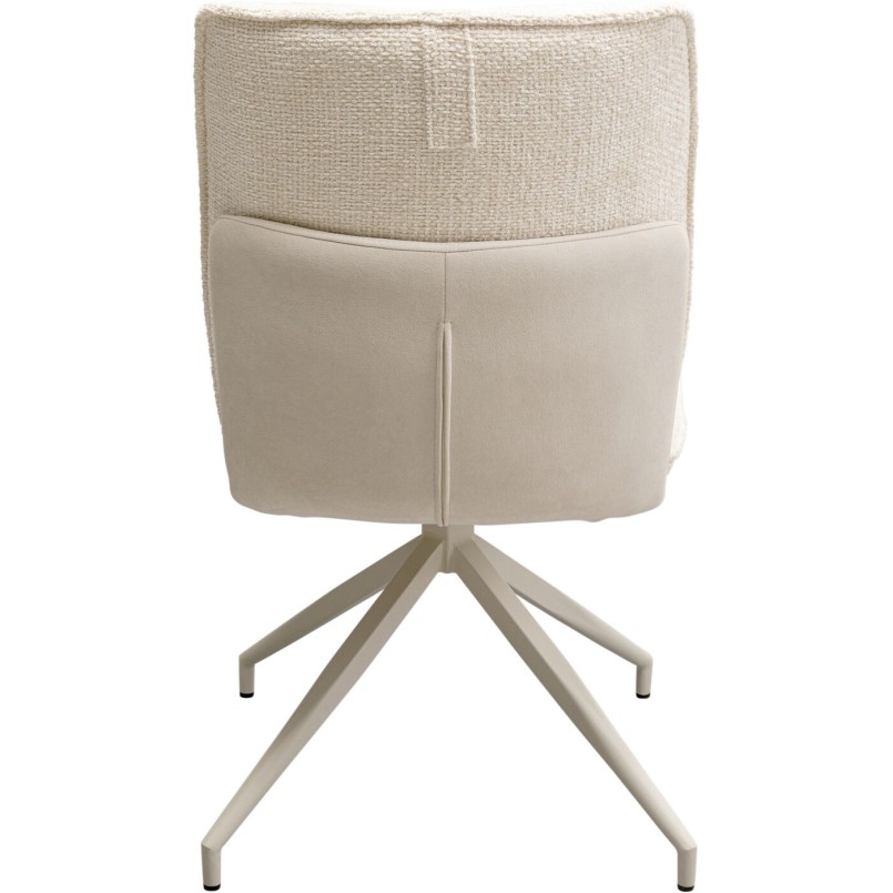 Chaise pivotante Hilla blanc