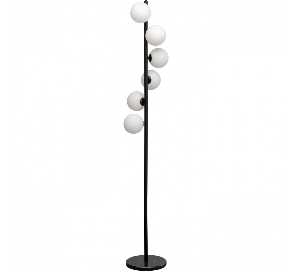 Vloerlamp Scala Balls 160cm zwart en wit Kare Design Vloerlamp Scala Balls 160cm zwart en wit Kare Design