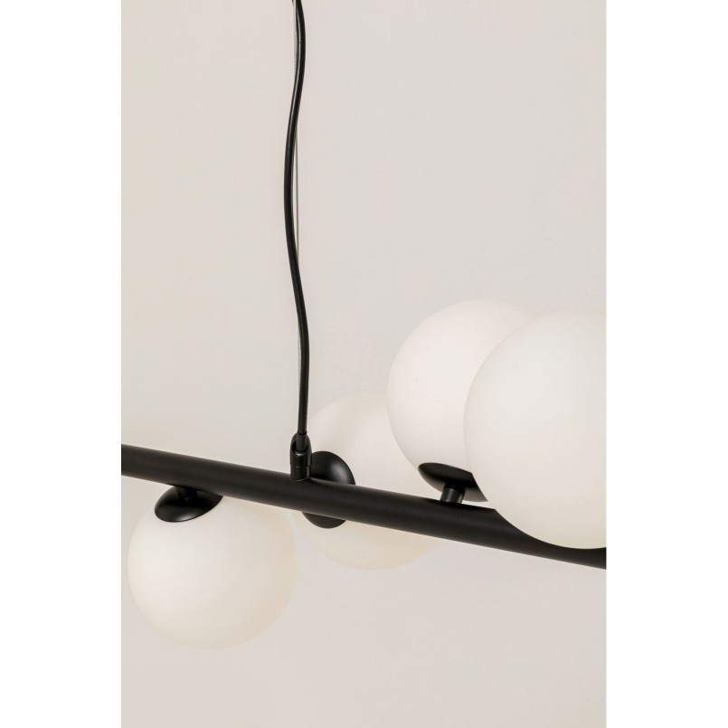 Suspension Scala Balls Milky noir 150cm