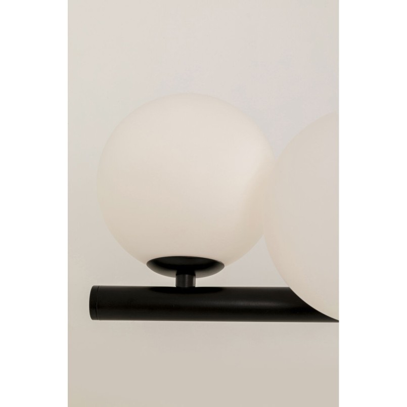 Suspension Scala Balls Milky noir 150cm