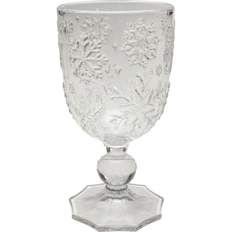 Verre à vin Ice Flowers clair