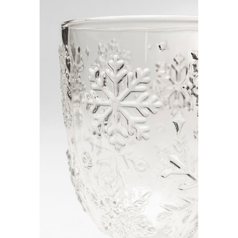 Verre à vin Ice Flowers clair