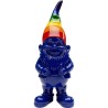 Figurine décorative Gnome Standing Rainbow bleu 21