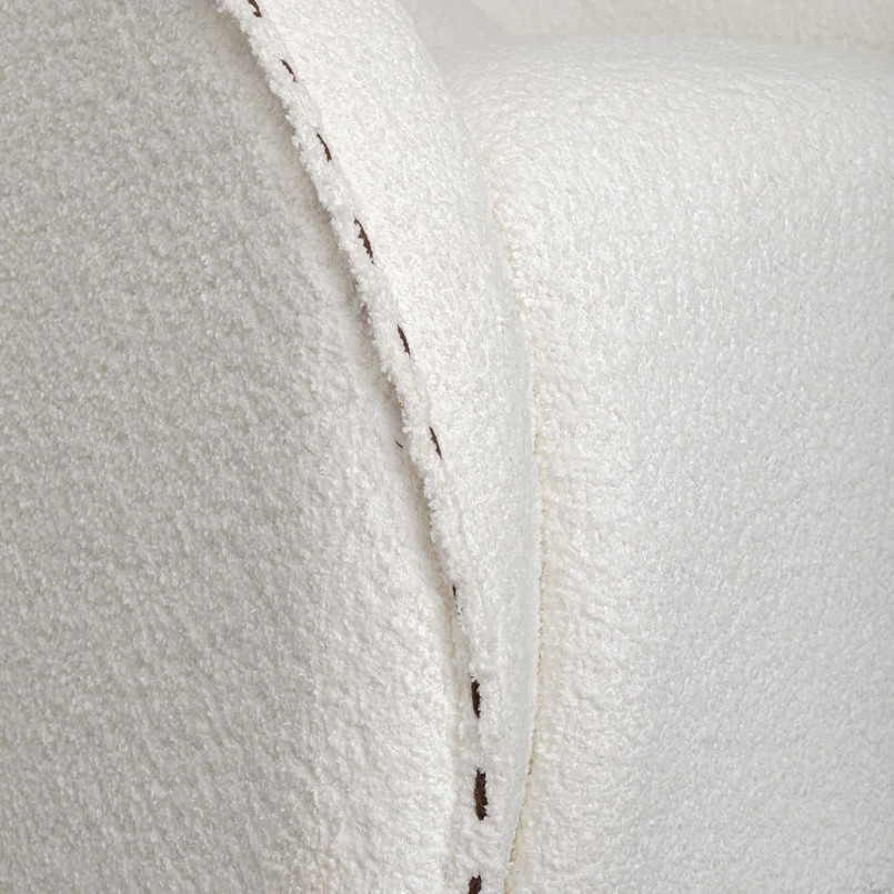 Schommelstoel in crème polyester - Swing Ritmo - Kare Design