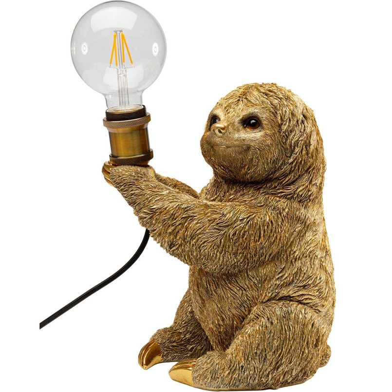 Golden sloth lamp - Kare Design