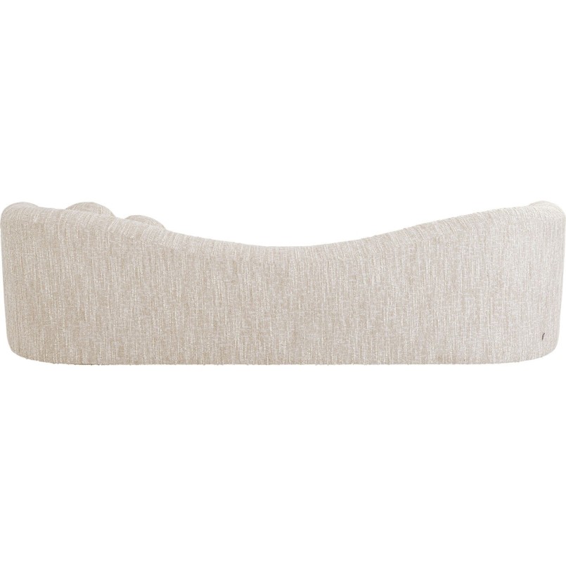 3-zitsbank in crème en beige geweven stof - Livia - Kare Design