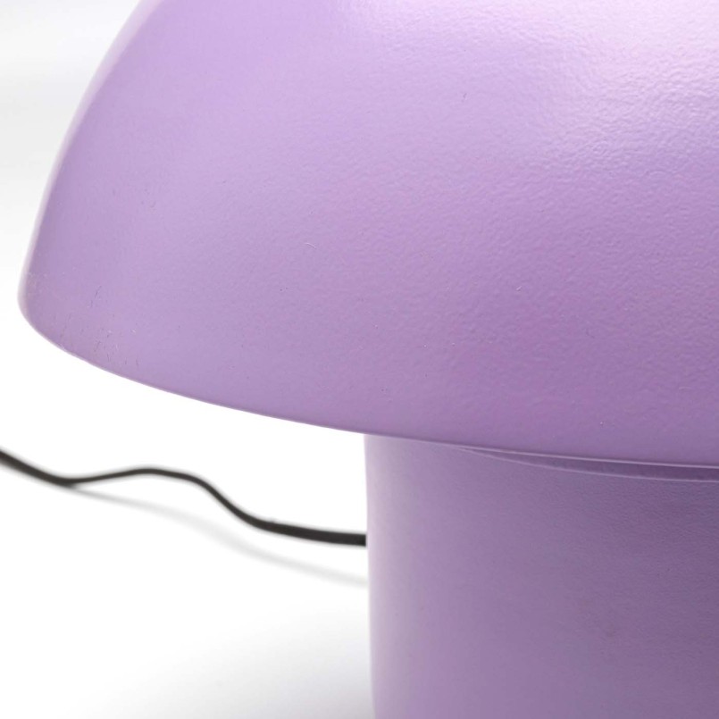 Retro paarse stalen paddestoel lamp - Paddestoel - Kare Design