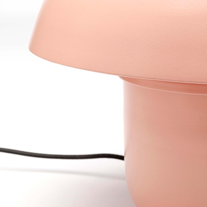 Retro pink steel mushroom lamp - Mushroom - Kare Design