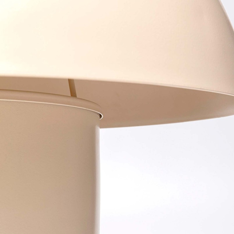 Retro beige stalen paddestoel lamp - Paddestoel - Kare Design