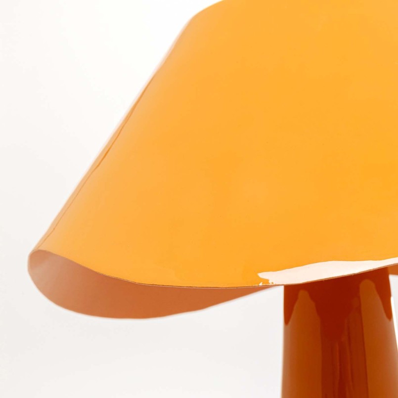Retro oranje stalen lamp - Cloudy Round - Kare Design