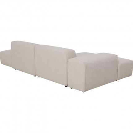 Hoekbank Laguna creme links Kare Design
