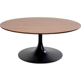 Walnoot en zwarte salontafel - Schickeria - Kare Design