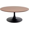 Walnoot en zwarte salontafel - Schickeria - Kare Design