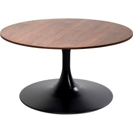 Walnut and black coffee table - Schickeria - Kare Design