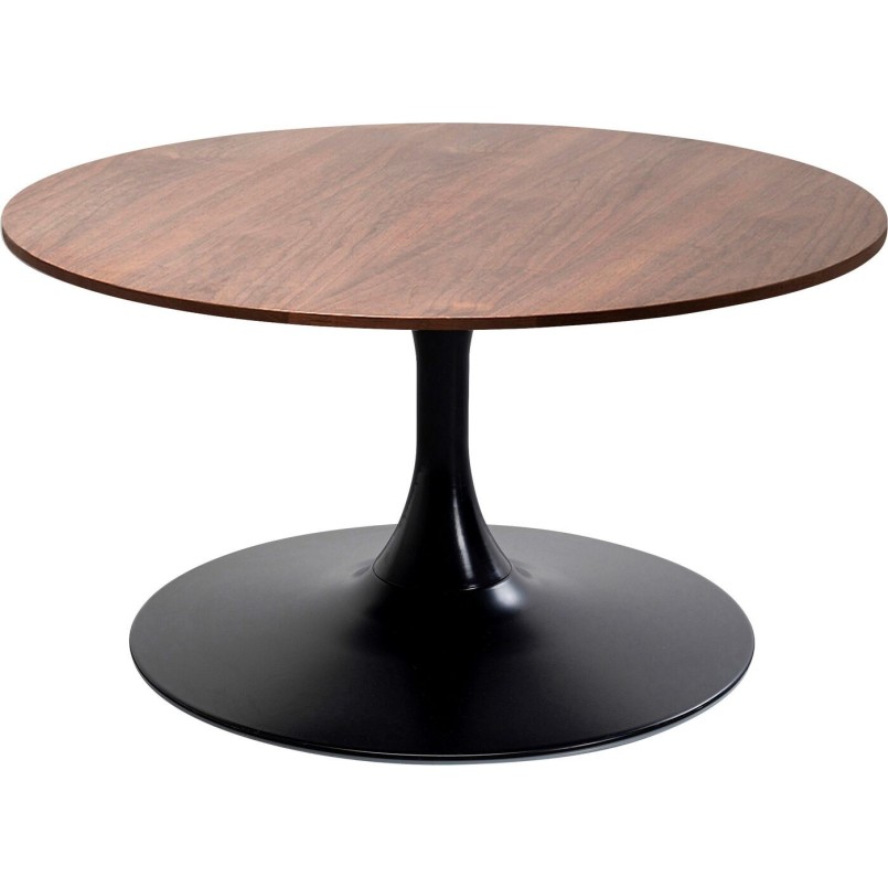 Walnut and black coffee table - Schickeria - Kare Design