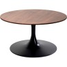 Walnoot en zwarte salontafel - Schickeria - Kare Design