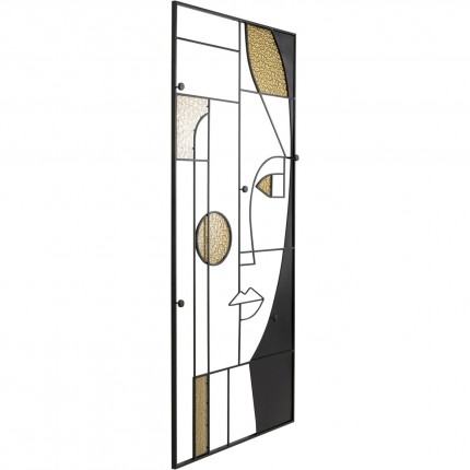 Wand Kapstok Art Face vrouw 200x90cm Kare Design