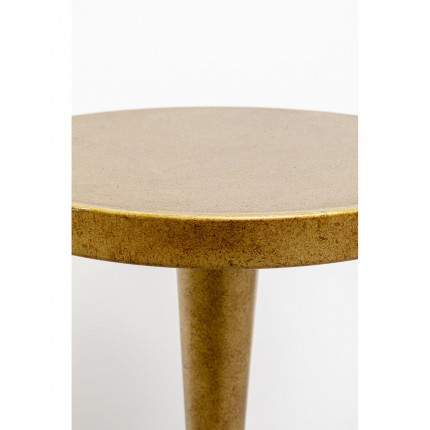 Bijzettafel Coney Ø30cm messing Kare Design