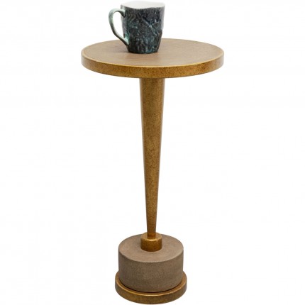 Bijzettafel Coney Ø30cm messing Kare Design