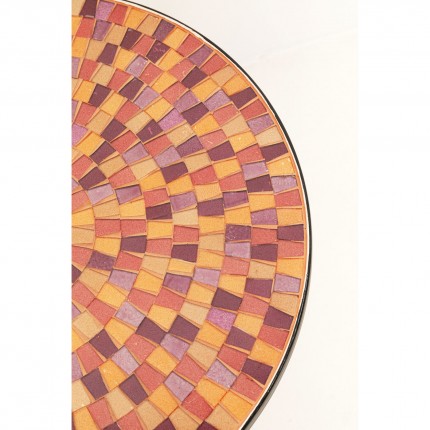 Bijzettafel Clack Mosaic Ø35cm rood Kare Design