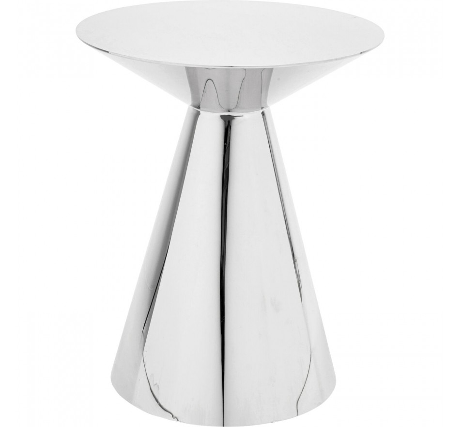 Bijzettafel Mambo Ø45cm chroom Kare Design Bijzettafel Mambo Ø45cm chroom Kare Design