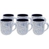 Witte steengoed mokken met blauwe vlekken - Partito Sprinkles - Kare Design